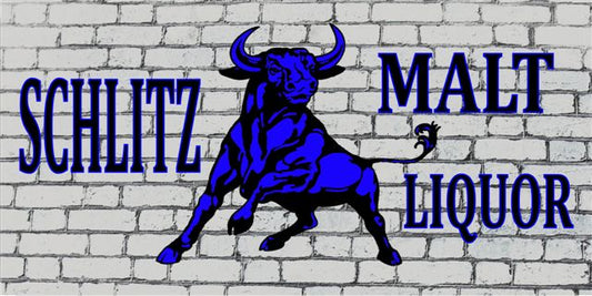 Schlitz Malt Liquor Photo License Plate