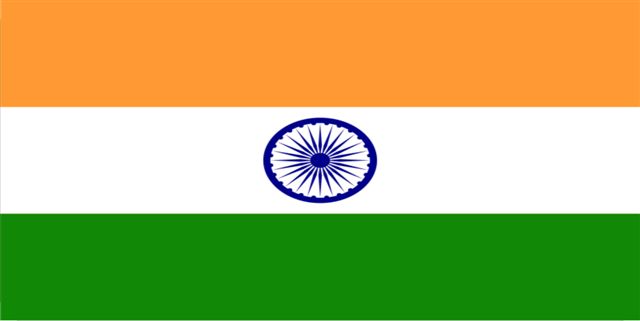 India Flag Photo License Plate