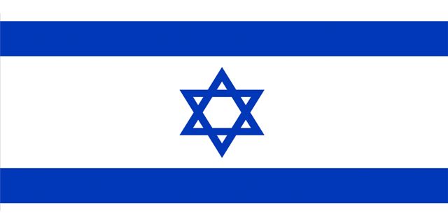 Israel Flag Photo License Plate