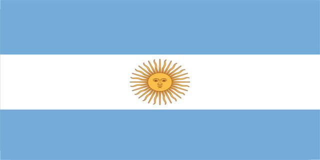 Argentina Flag Photo License Plate