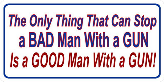 A Good Man With A Gun Photo License Plate