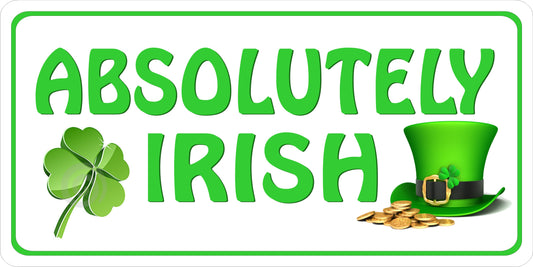 Absolutely Irish Photo License Plate