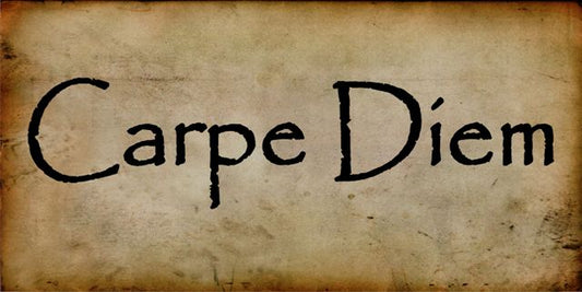 Carpe Diem Photo License Plate