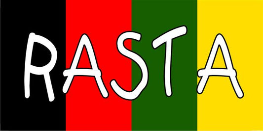 Rasta Photo License Plate