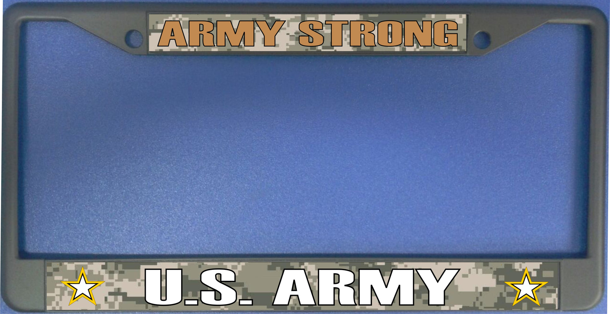 Army Strong Photo License Plate Frame