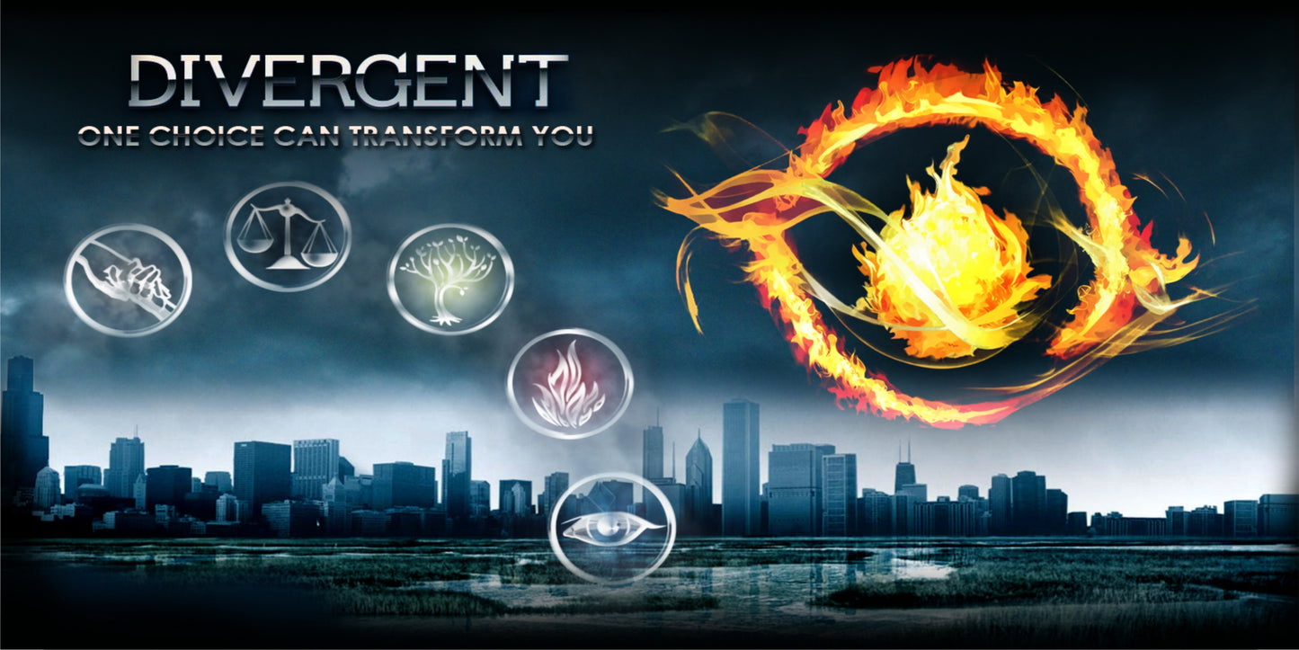 Divergent Photo License Plate