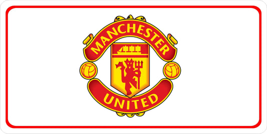 Manchester United Photo License Plate