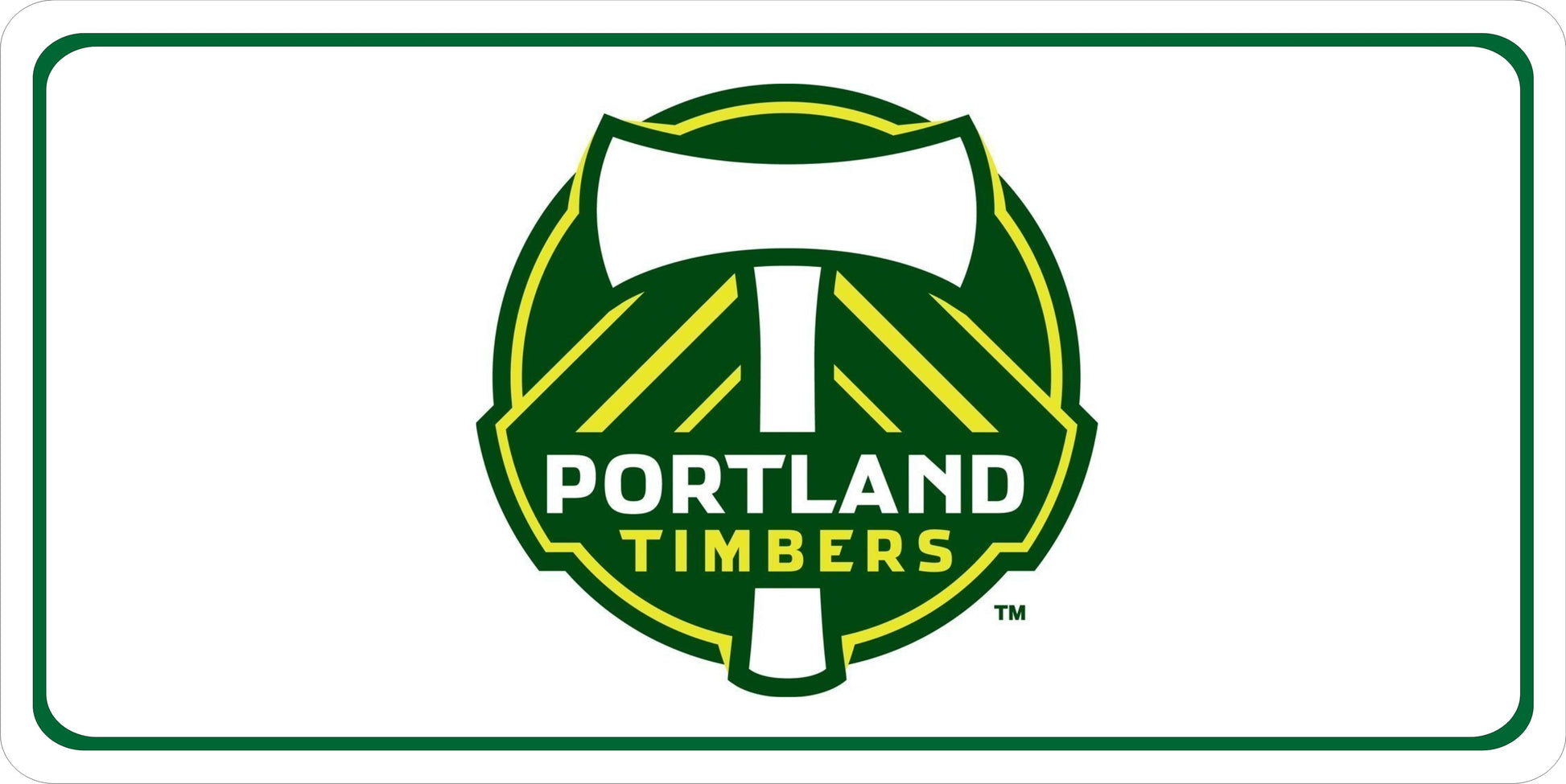 Portland Timbers Photo License Plate