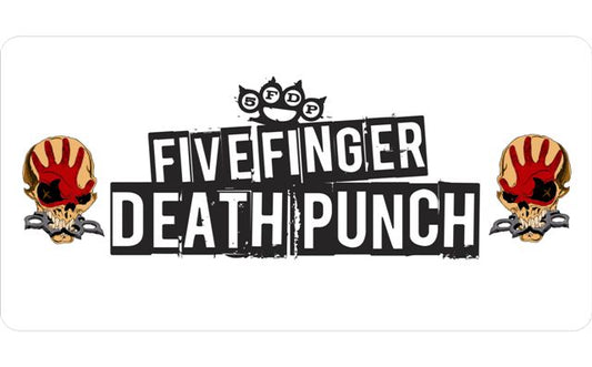 Five Finger Death Punch Photo License Plate