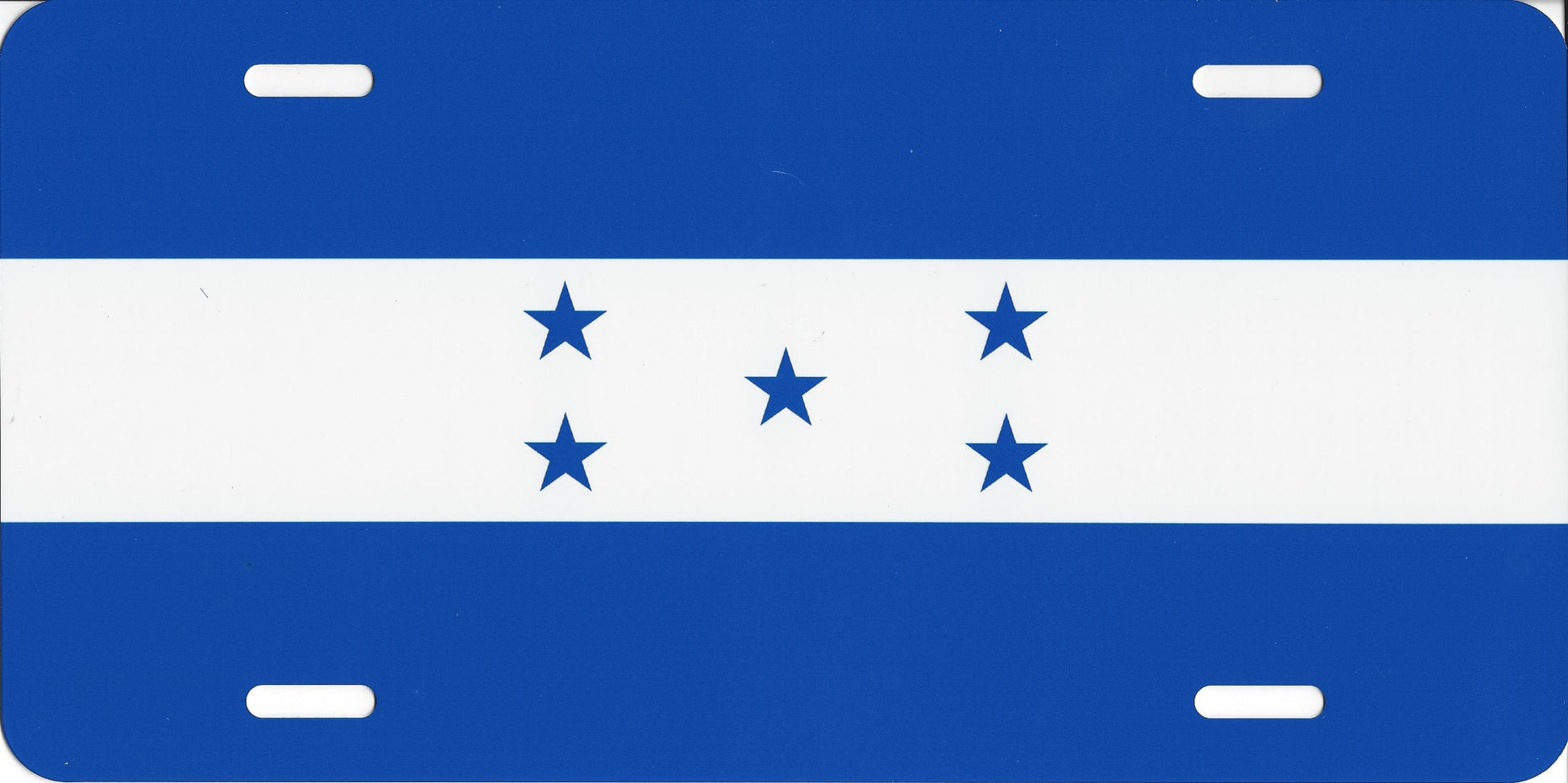 Honduras Flag Photo License Plate