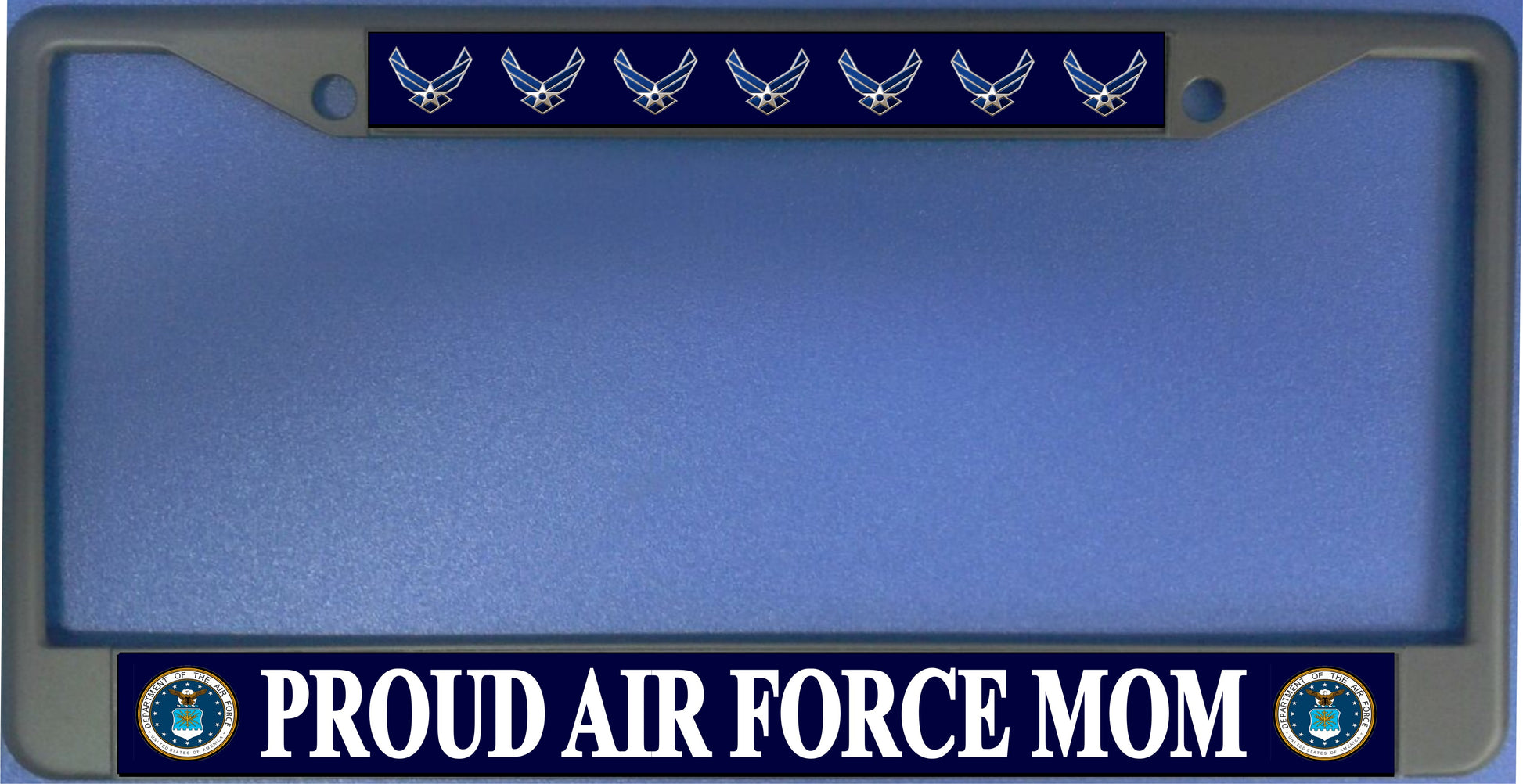 Proud Air Force Mom Photo License Plate Frame