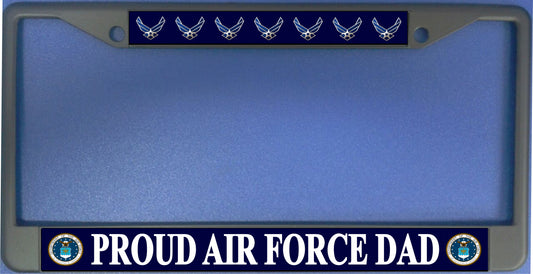 Proud Air Force Dad Photo License Plate Frame