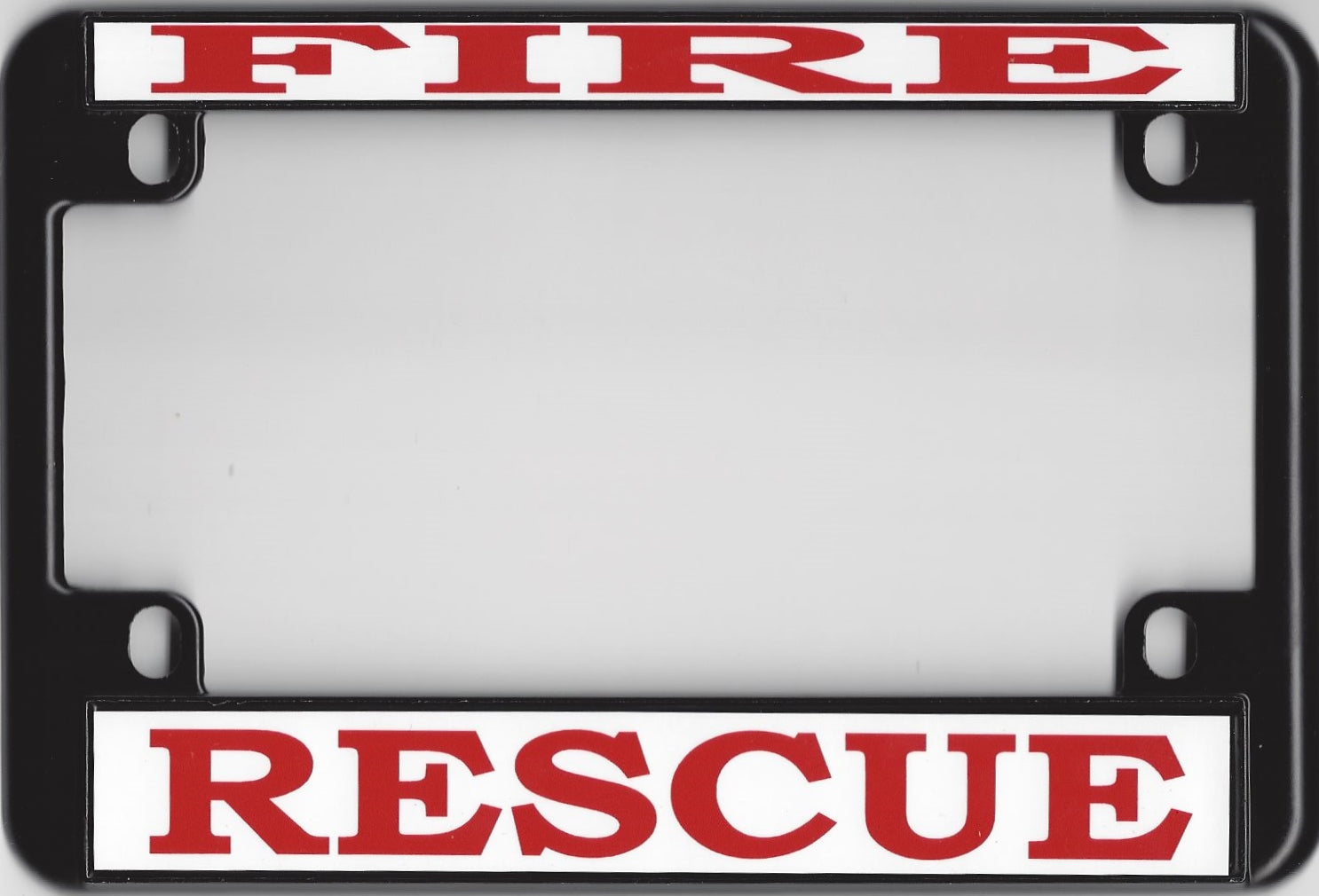 Fire Rescue Photo Motorcycle frame – Auto License Plates Frames