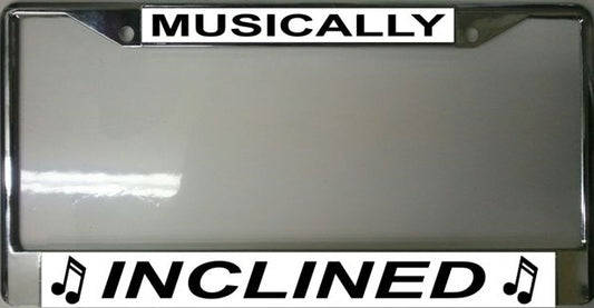 Musically Inclined Photo License Plate Frame