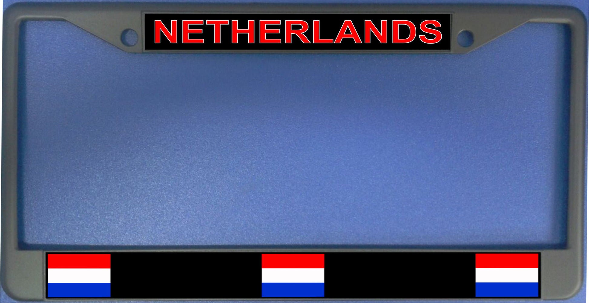 Netherlands Flag Photo License Plate Frame