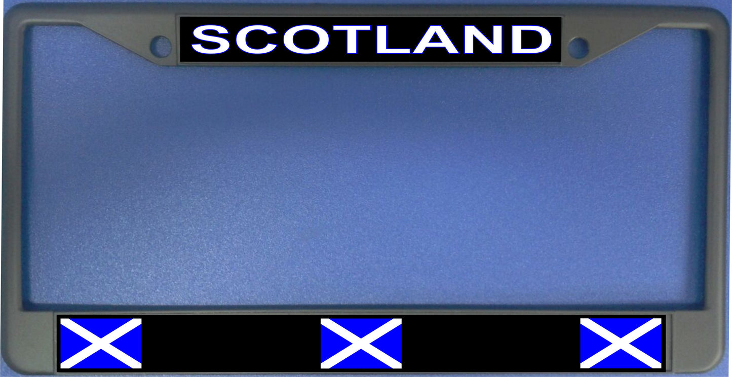 Scotland Flag Photo License Plate Frame