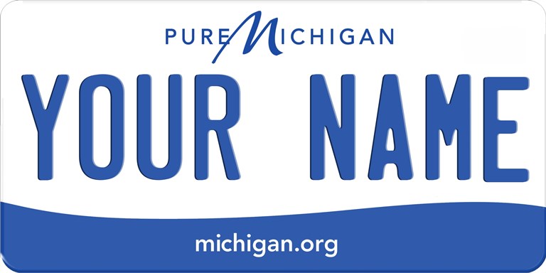 Pure Michigan Blank Photo License Plate – Auto License Plates Frames