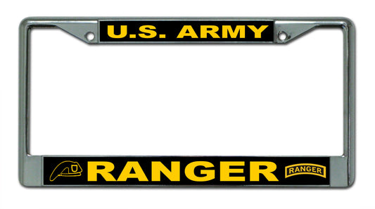 U.S. Army Ranger Photo License Plate Frame