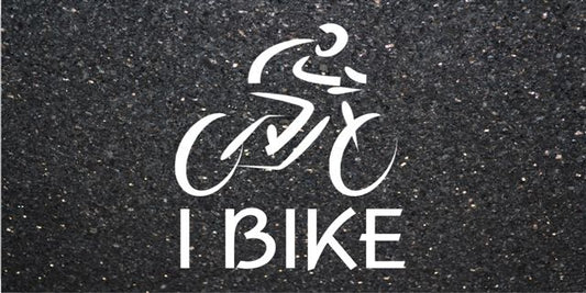 I Bike Photo License Plate