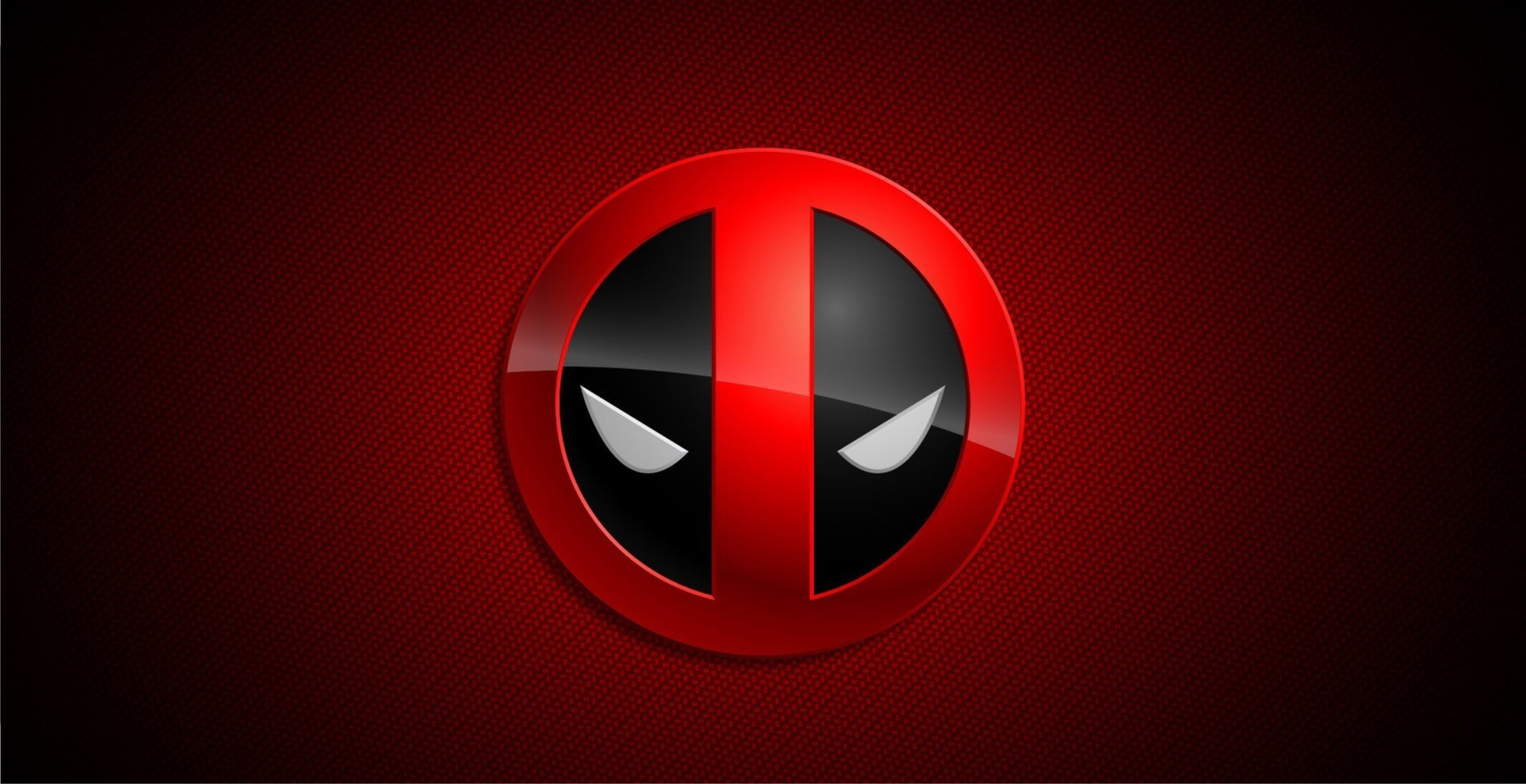 Deadpool Logo Photo License Plate