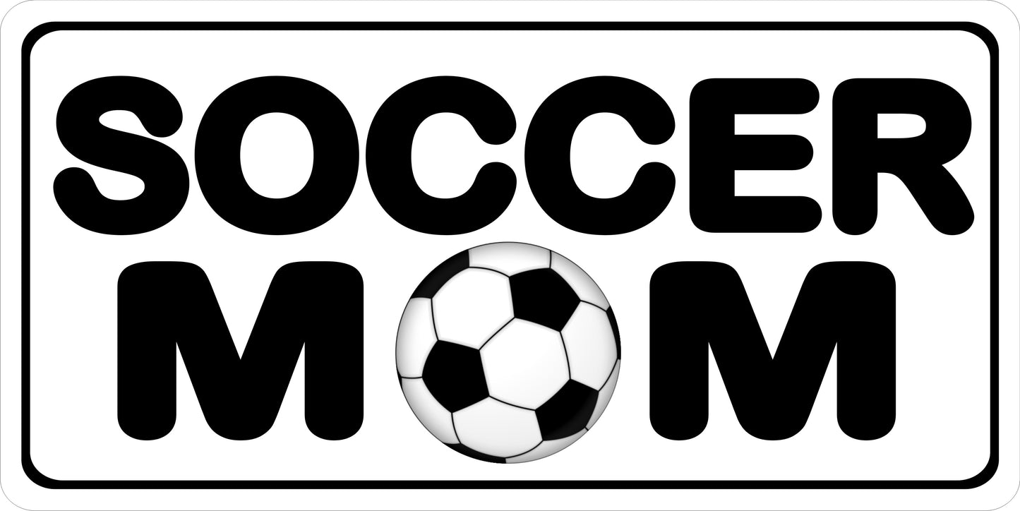 Soccer Mom Photo license Plate