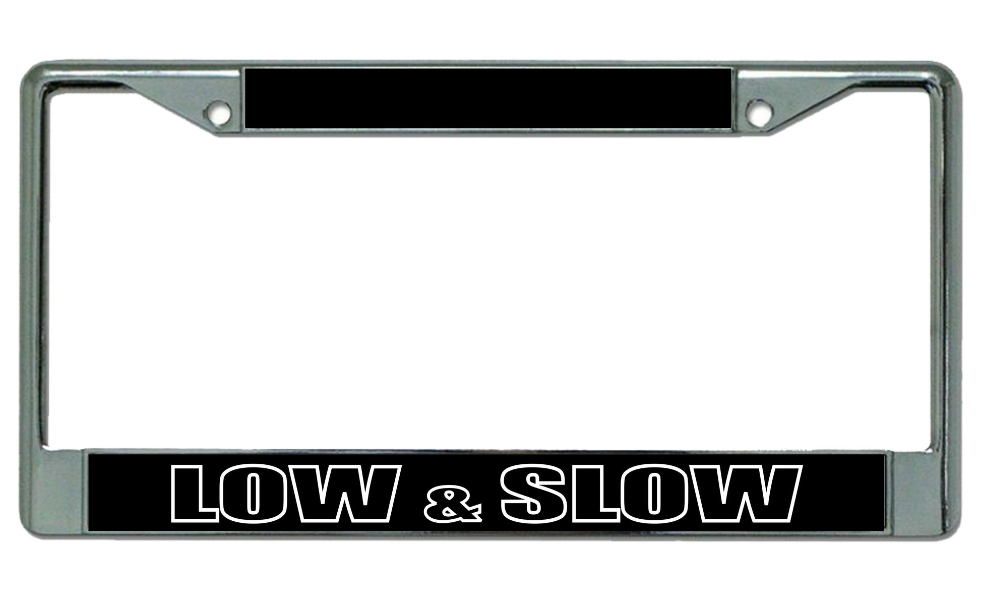 Low And Slow Photo License Plate Frame