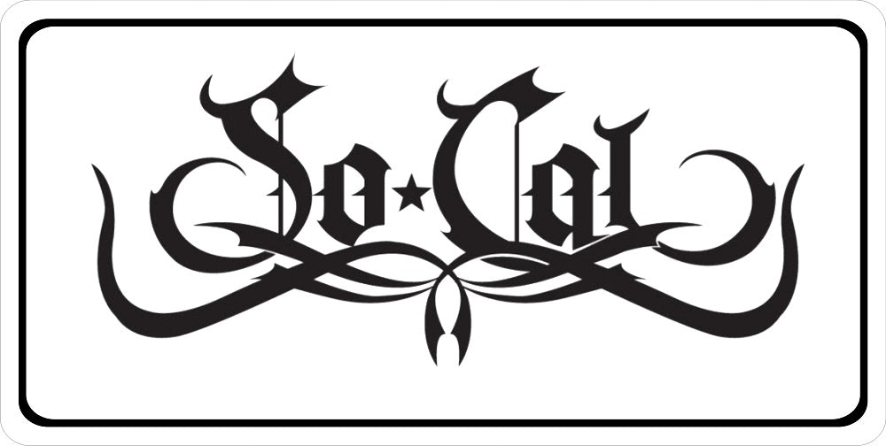 So - Cal Photo License Plate