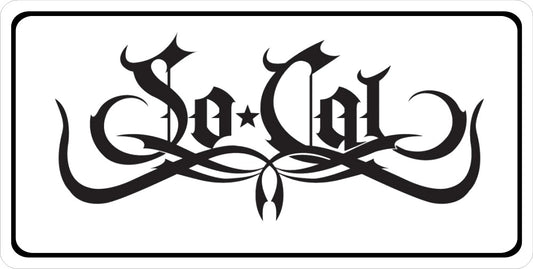 So - Cal Photo License Plate