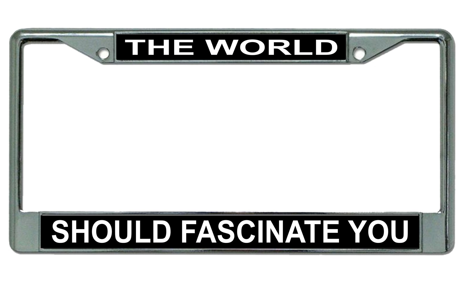 The World Should Fascinate You Chrome Frame