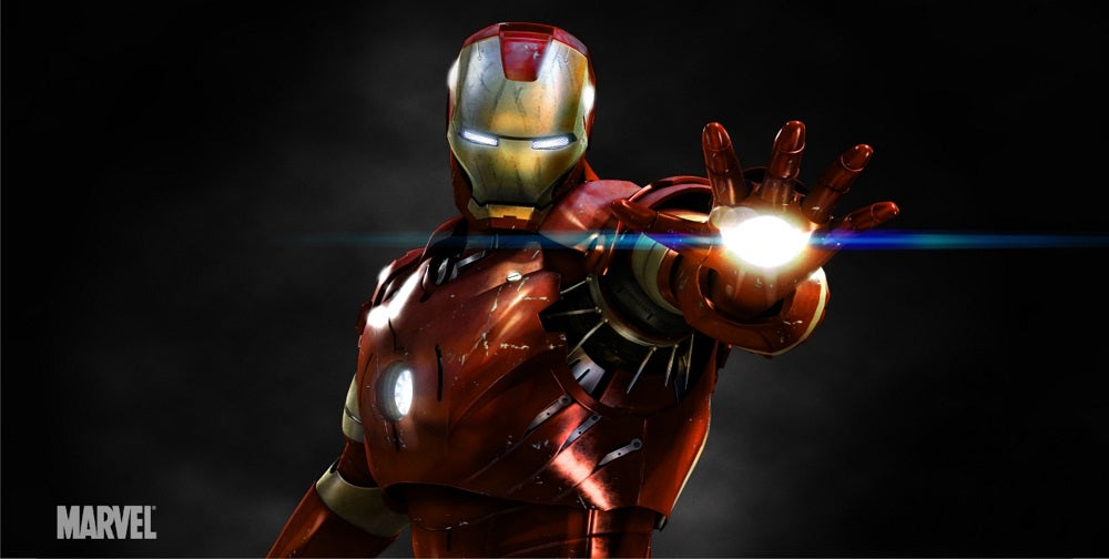 Iron Man Figure Photo License Plate