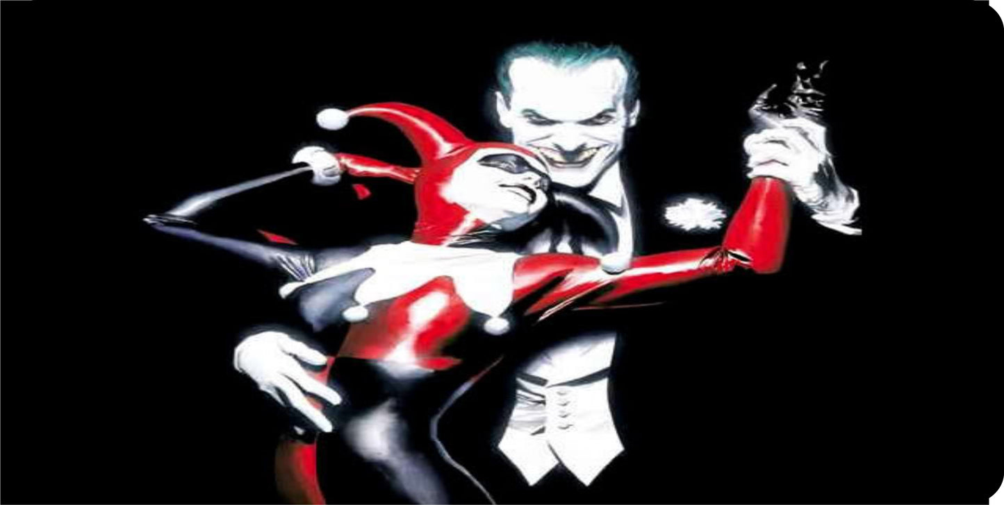 Harley Quinn and Joker Photo License Plate