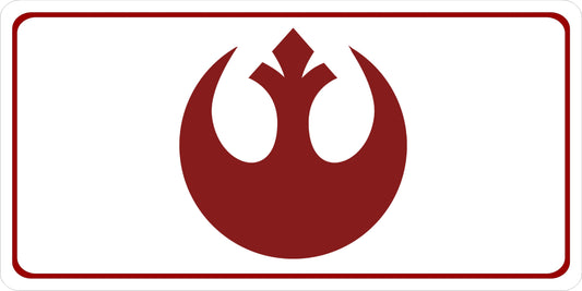 REBEL ALLIANCE Photo License Plate