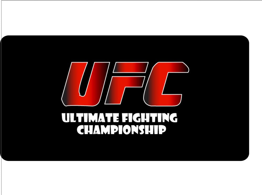 UFC Ultimate Fighting Championship Photo License Plate