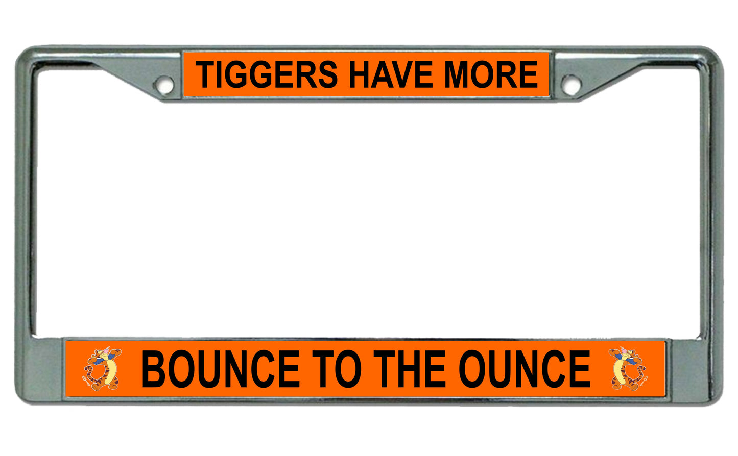 Tiggers Have More Bounce Photo License Plate Frame