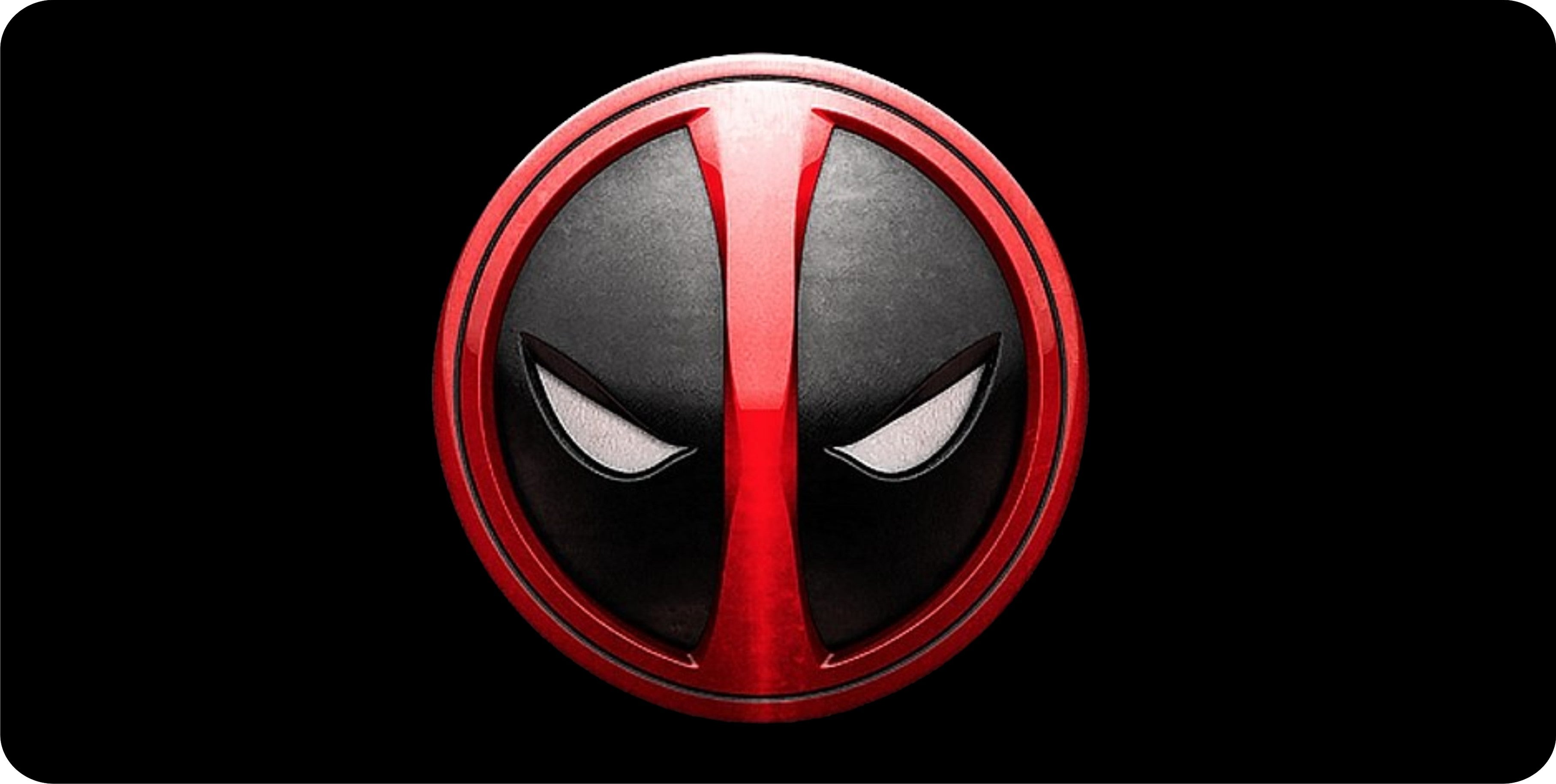 Deadpool Logo Photo License Plate – Auto License Plates Frames