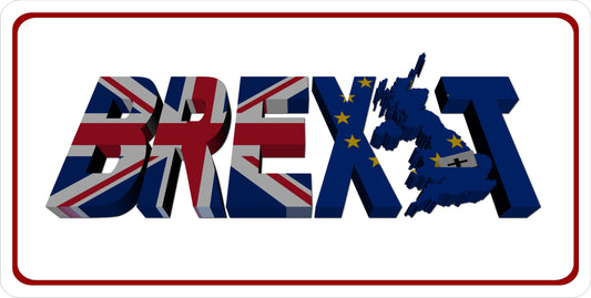 Brexit Photo License Plate