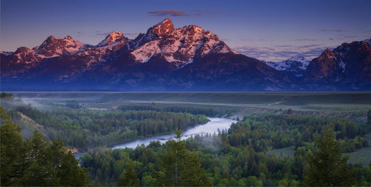 Rocky Mountain Scene Photo License Plate