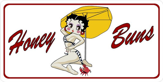 Betty Boop Honey Buns Photo License Plate #2