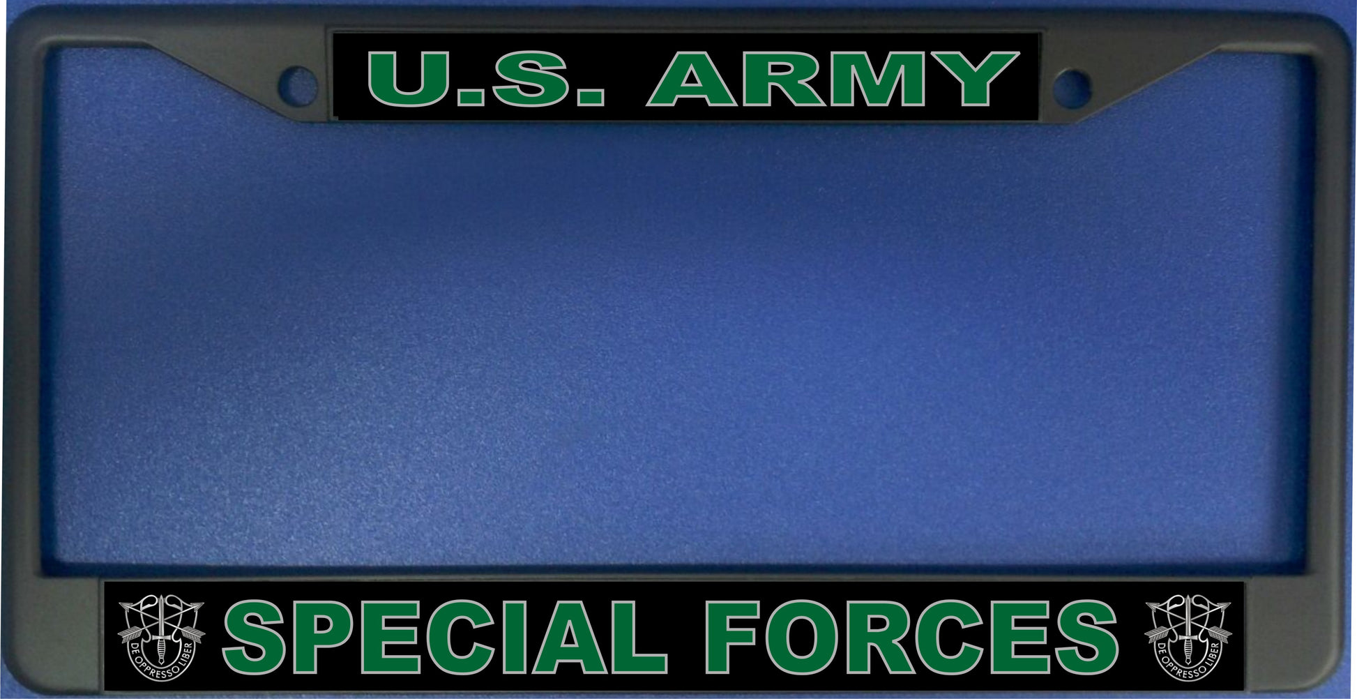 U.S. Army Special Forces Chrome License Plate Frame