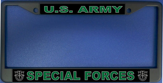 U.S. Army Special Forces Chrome License Plate Frame