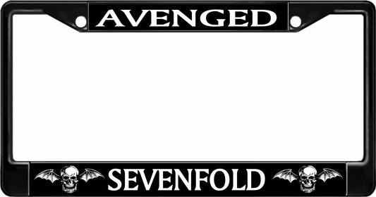 Avenged Sevenfold Black License Plate Frame