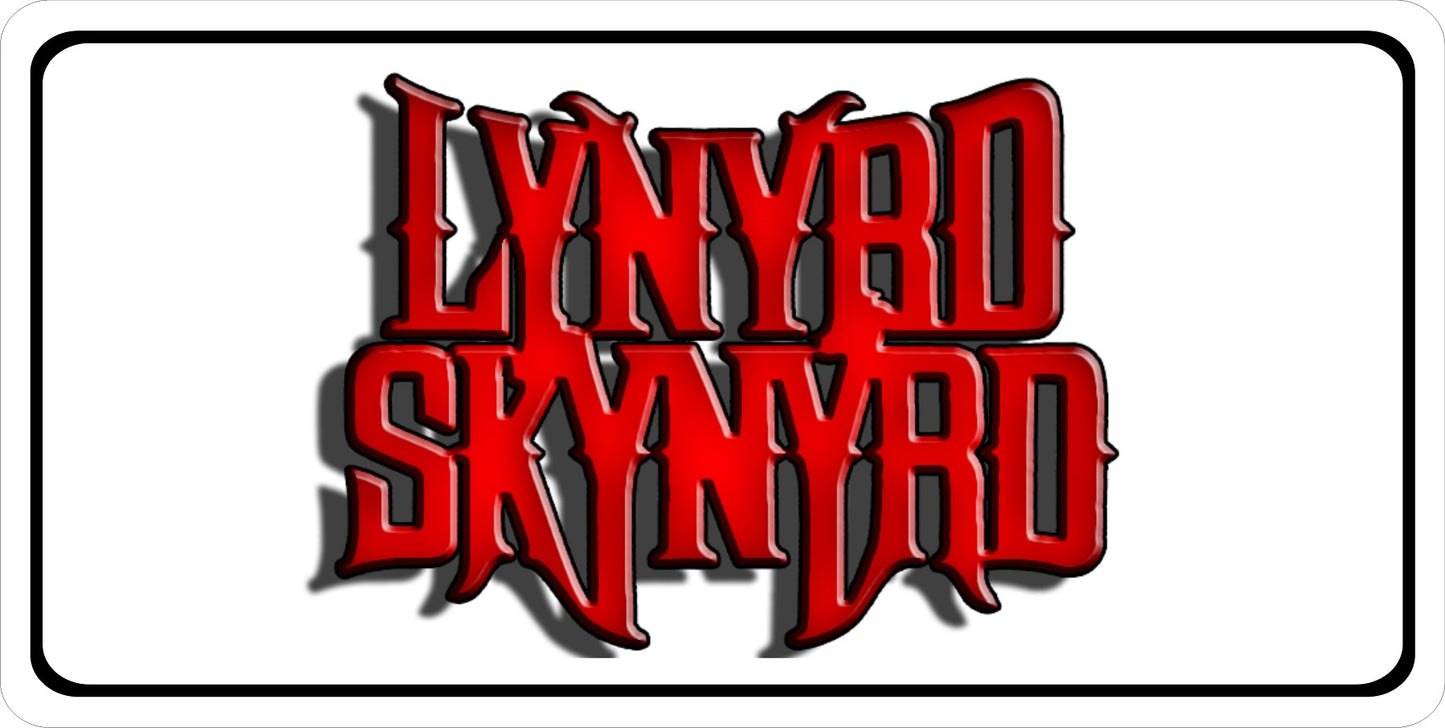 Lynyrd Skynyrd Photo License Plate