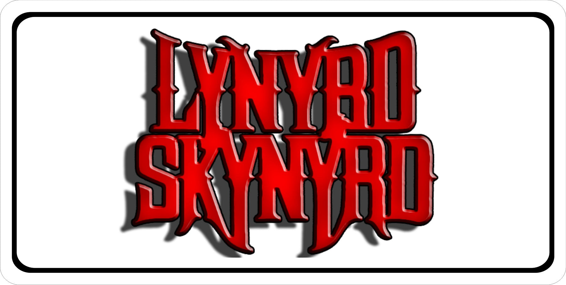 Lynyrd Skynyrd Photo License Plate