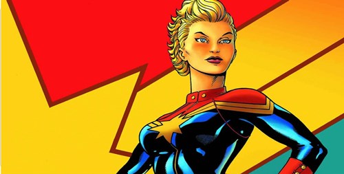 Captain Marvel Photo License Plate