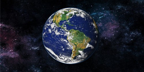 Earth Photo License Plate