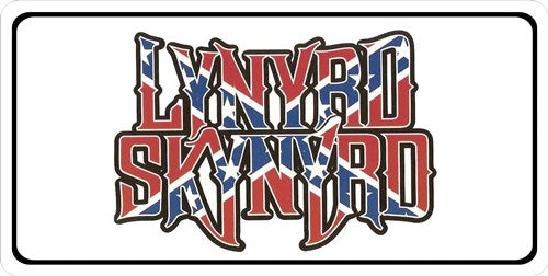 Lynyrd Skynyrd Rebel Photo License Plate