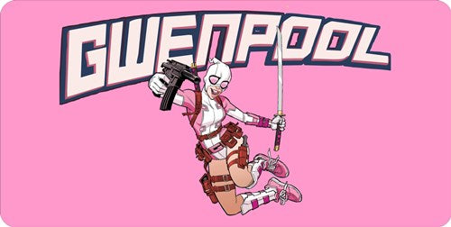 Gwenpool Photo License Plate