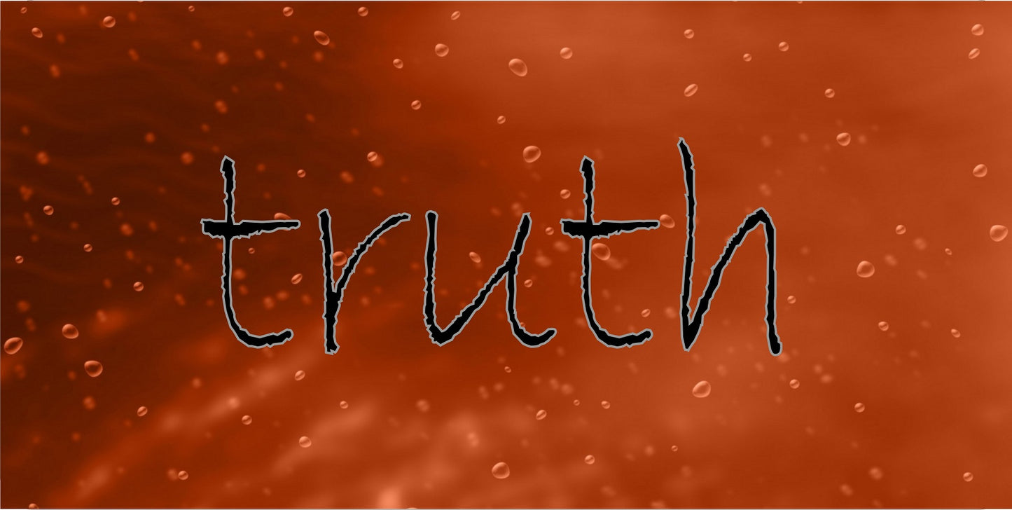 Truth Photo License Plate