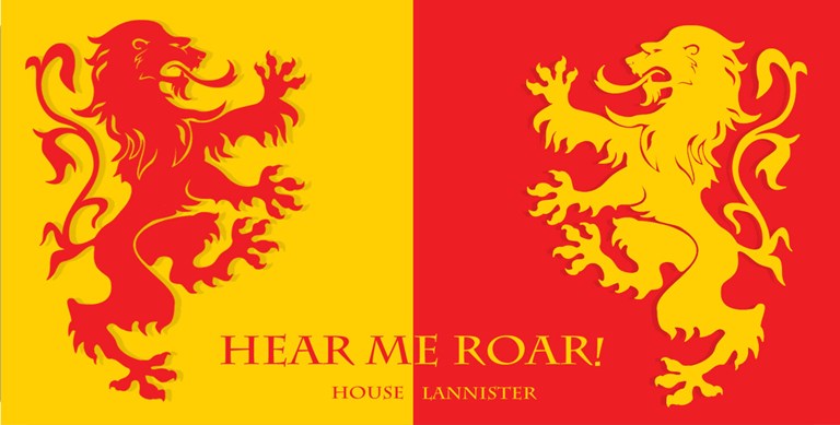 House Lannister ... Photo License Plate