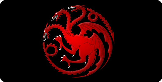 House Targaryen Photo License Plate